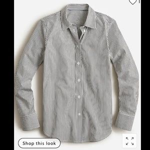 J. Crew Striped Button Down